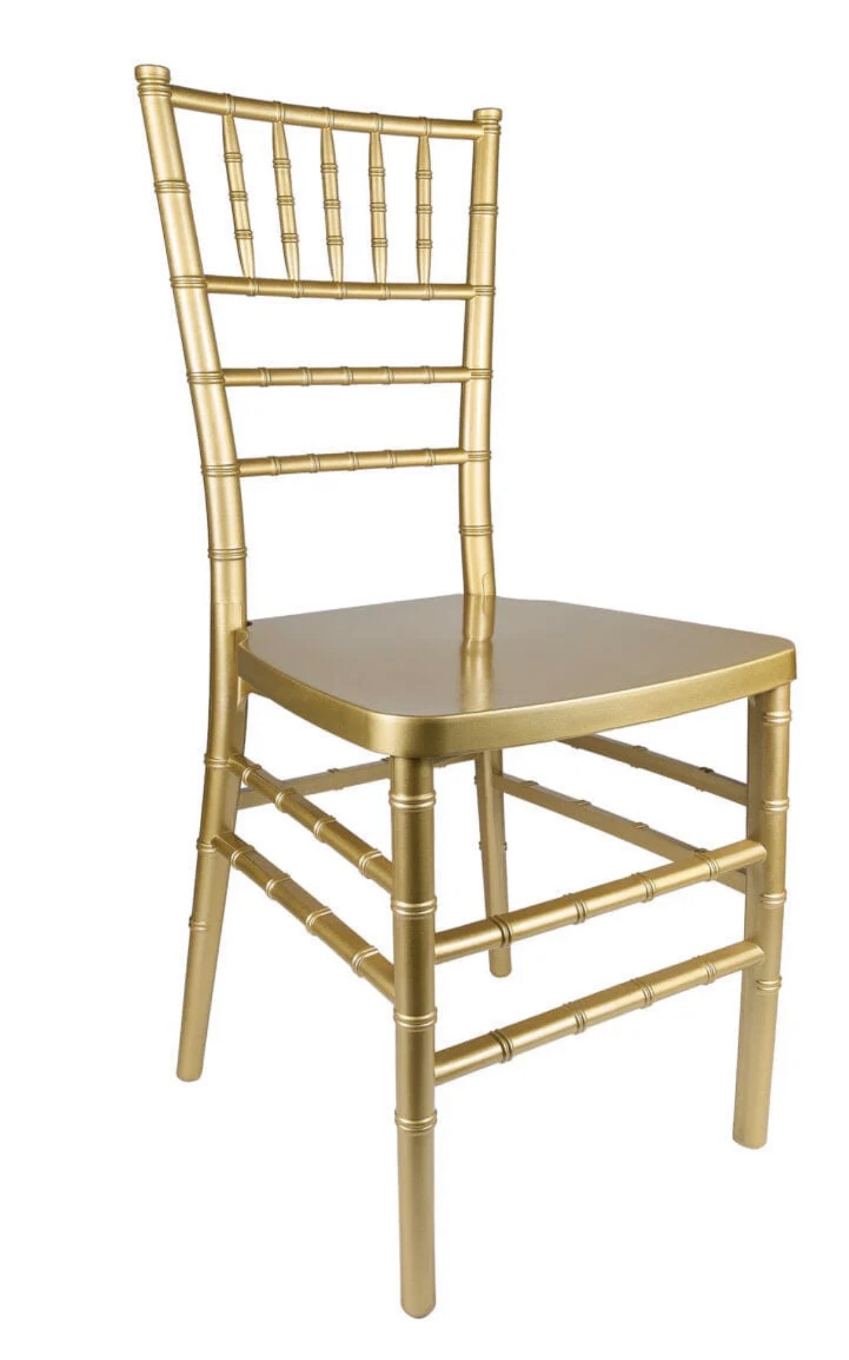 Gold Chivari Chair with Seat Cushion