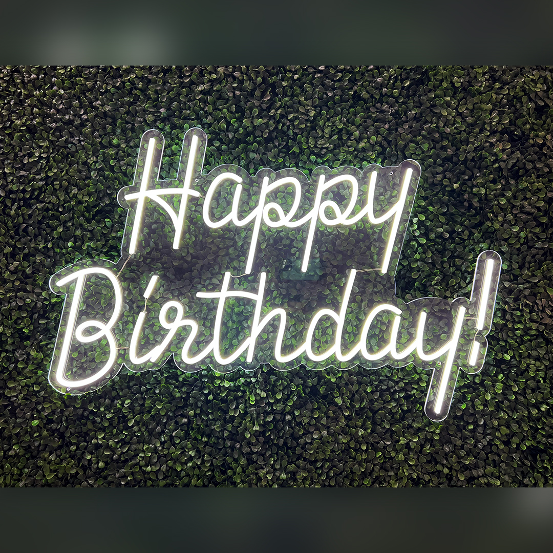 Neon Sign - "Happy Birthday!"