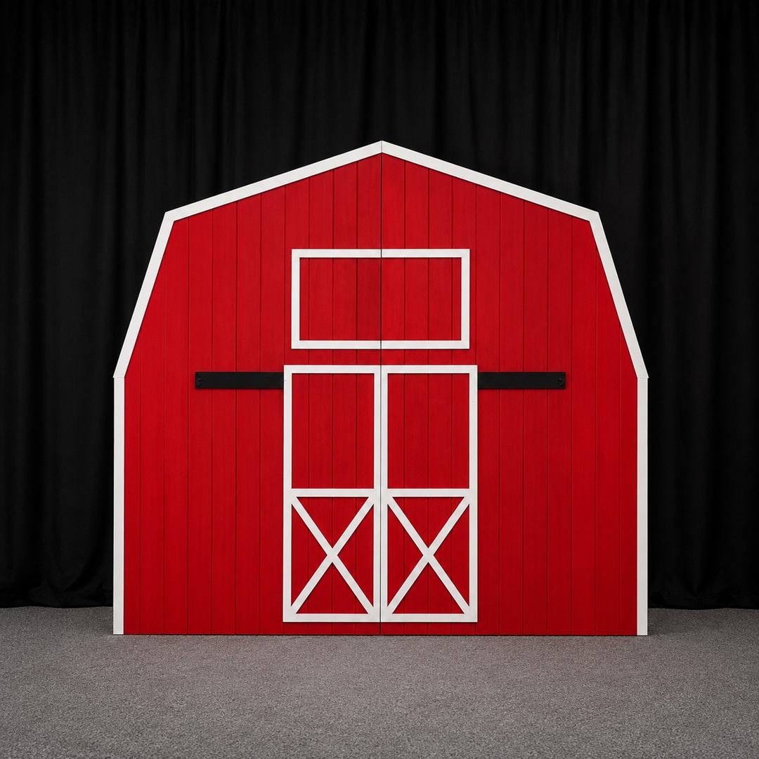8' x 8' Prop - Red Barn