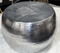 Silver Barrel Coffee Table