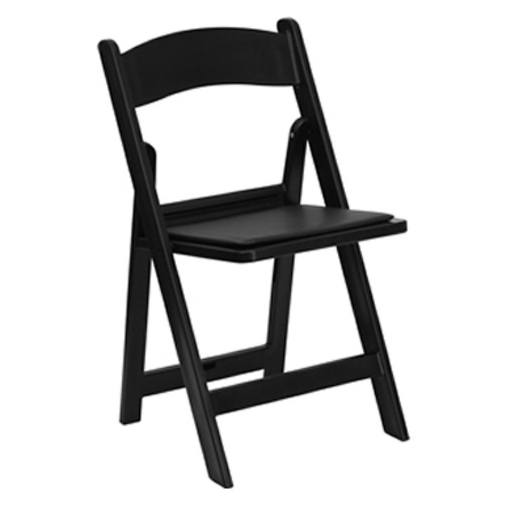 Resin Foldable Chairs (Black)