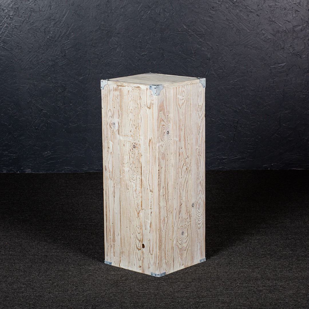 Whitewashed Pedestal (14" x 36")