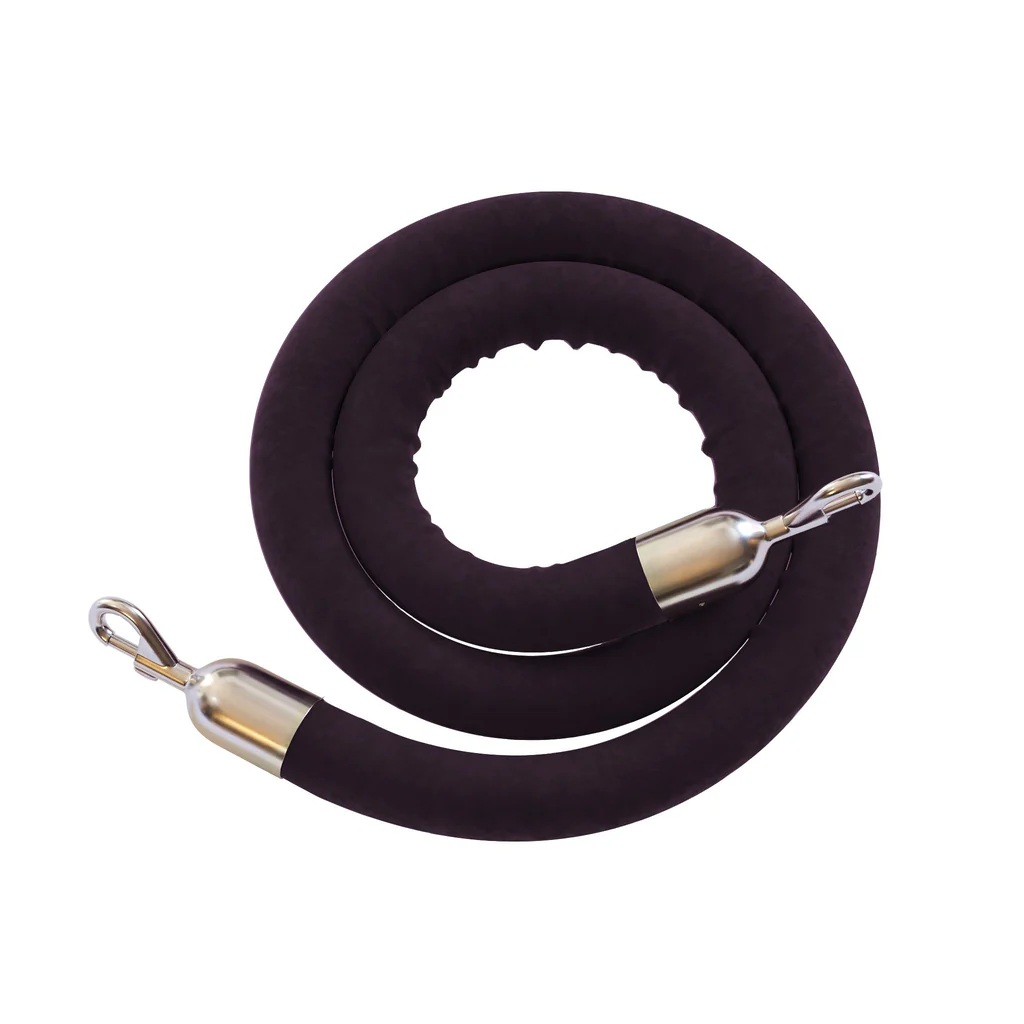 Rope - Purple w/ Stainless Ends, 6' Length
