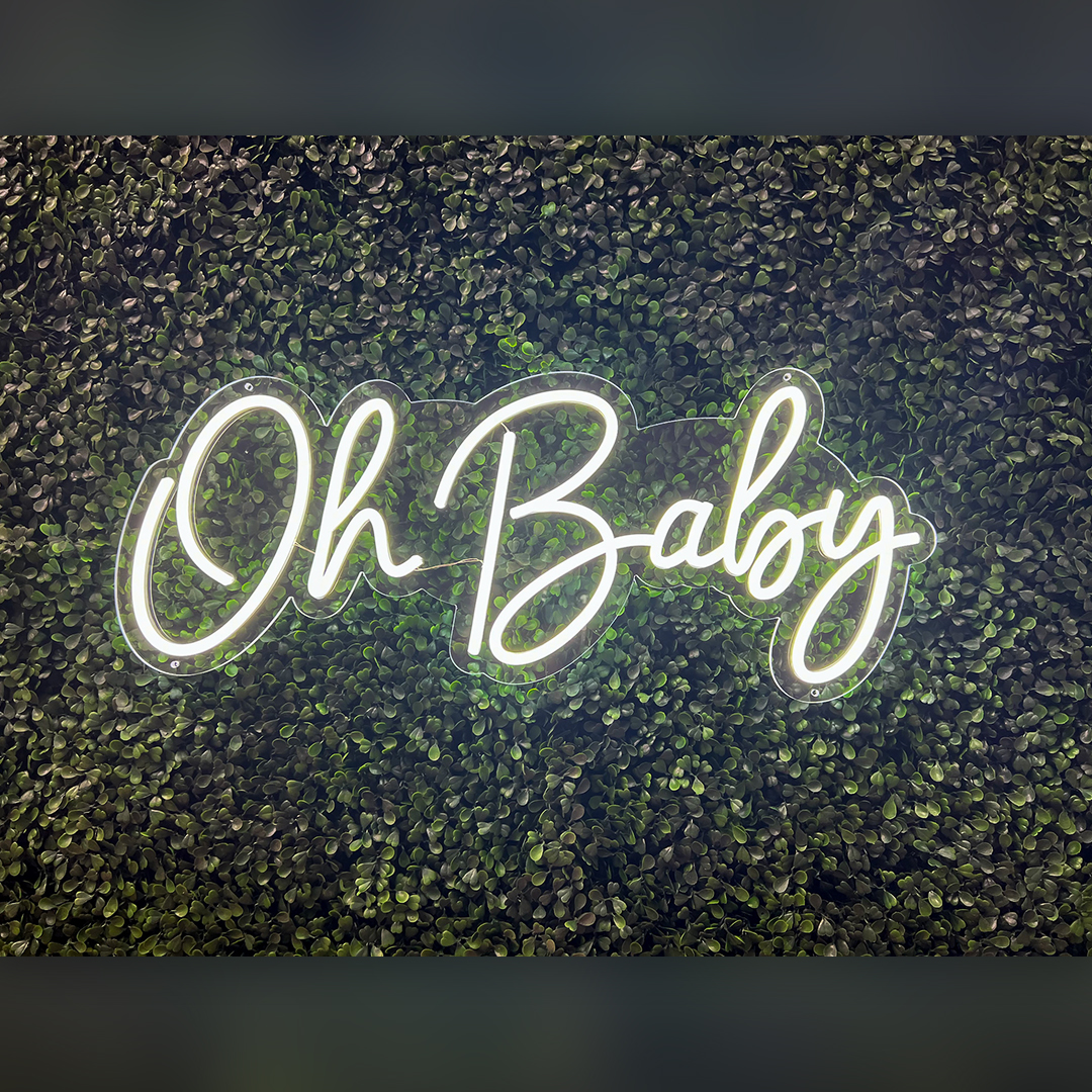 Neon Sign - "Oh Baby"